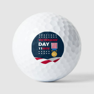 Tag der Veteranen - Alle, die gedient haben, ehren Golfball