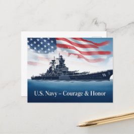 Tag der Veteranen - Alle, die gedient haben, ehren Postkarte