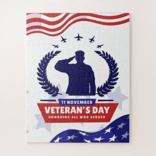 Tag der Veteranen - Alle, die gedient haben, ehren Puzzle