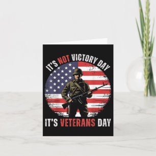 Tag der Veteranen Es ist kein Sieg Soldat Amerikan Karte