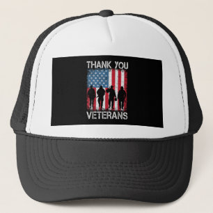 Tag der Veteranen Geschenke Danke Veteranen Stolz Truckerkappe