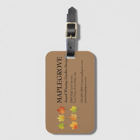 Tag der Visitenkarte Gepäckanhänger (Vorderseite Vertikal)