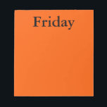 Tag der visuellen Kalender-Tools der Freitagshinwe Notizblock<br><div class="desc">Visuelle Kalendertage der Woche Freitagshinweise - für Visuelle farbcodierte Kalender adaptive Lebenstools CricketDiane Art and Design - Freitag, Kalender, Wochentage, Visuelle Kalenderprogramme, Heute sind Notepad, Visuelle Identifikations-Tage der Woche Tools, Visuell farbcodierte Organisierungstools Kalender Notepad, adaptive Lebenstools, Tools für Menschen mit Behinderungen, Tools, Visuell Language Tools - Kalender / Tage der...</div>