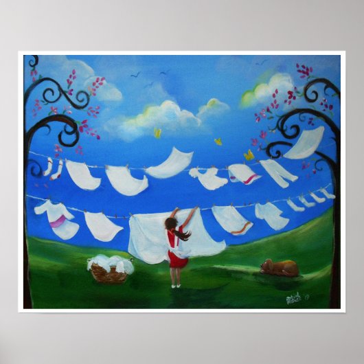 Tag der Wäsche Poster (Vorne)