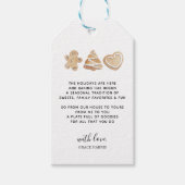 Tag der Weihnachtsbaked-Waren Geschenkanhänger (Vorderseite)