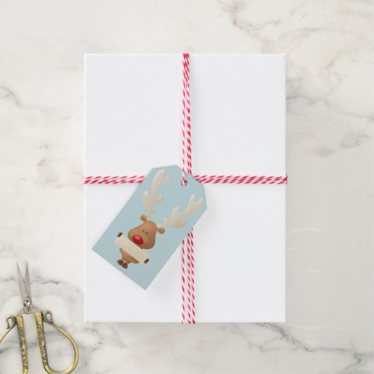 Tag der Weihnachtsfeier Geschenkanhänger (Mit Garn)