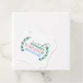 Tag der Weihnachtsgeschenke Geschenkanhänger (Beispiel)