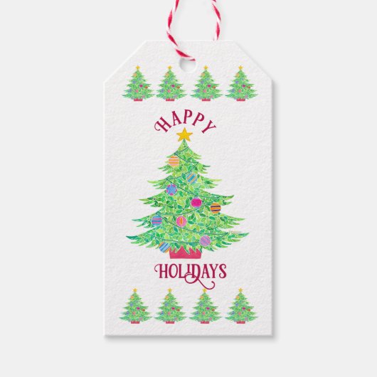 Tag der Weihnachtsgeschenke Geschenkanhänger (Vorderseite)