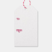 Tag der Weihnachtsgeschenke Geschenkanhänger (Rückseite)