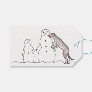 Tag der Weihnachtsgeschenke Geschenkanhänger