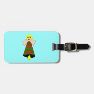 Tag der Weihnachtsnachtsangel Bell Custom Luggage Gepäckanhänger