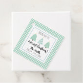 Tag der Weihnachtsnachtsfeier für die ganze Famili Geschenkanhänger (Beispiel)