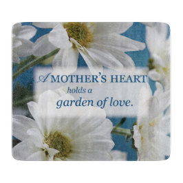 Tag der Weißen Daisies Garten der Liebe Blue Sky Schneidebrett
