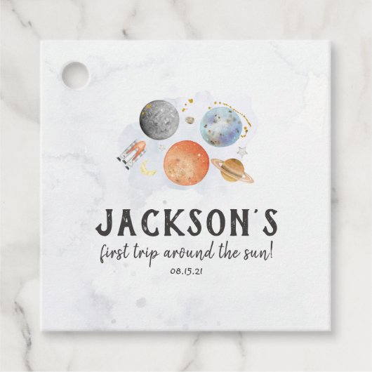 Tag der Weltraumfavorvergeben Geschenkanhänger (Vorderseite)