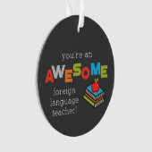 Tag der Wertschätzung für Fremdsprachenlehrer, Pha Ornament (Vorderseite)