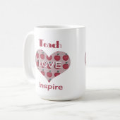 Tag der Wertschätzung für Lehrer Kaffeetasse (Vorderseite Links)