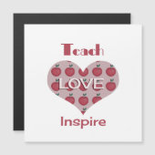 Tag der Wertschätzung für Lehrer Magnetkarte (Vorne/Hinten)