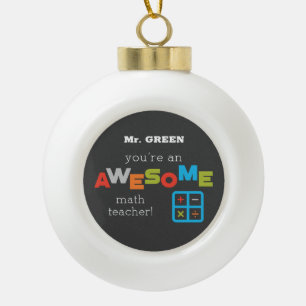 Tag der Wertschätzung für Mathematiklehrer, Großar Keramik Kugel-Ornament