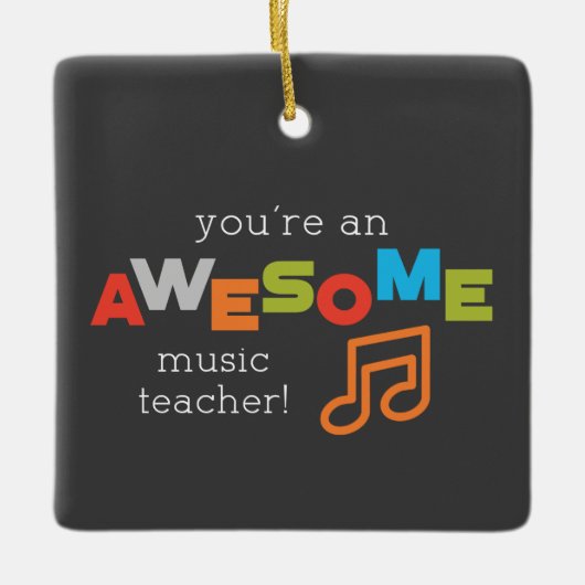 Tag der Wertschätzung von Musiklehrern, Phantastis Keramikornament (Vorderseite)
