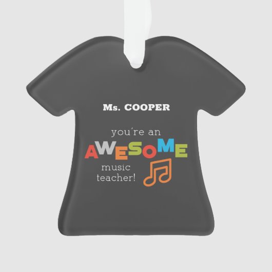 Tag der Wertschätzung von Musiklehrern, Phantastis Ornament (Vorderseite)