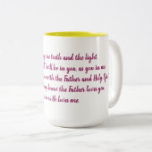 Tag der Woche Tasse: Dienstag Zweifarbige Tasse (VorderseiteRechts)