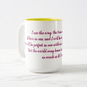 Tag der Woche Tasse: Dienstag Zweifarbige Tasse (Vorderseite Links)