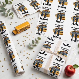 Tag der Würdigung der Helden: Schulbusfahrer für S Geschenkpapier