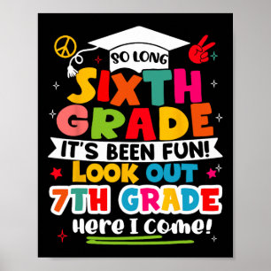 Tag des Abschlusses der 6. Klasse Graduate Boys Gi Poster