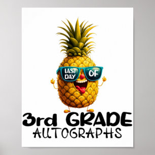 Tag des Abschlusses der dritten Klasse Boys Girls Poster