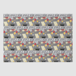 Tag des Abschlusses Typografie Seidenpapier