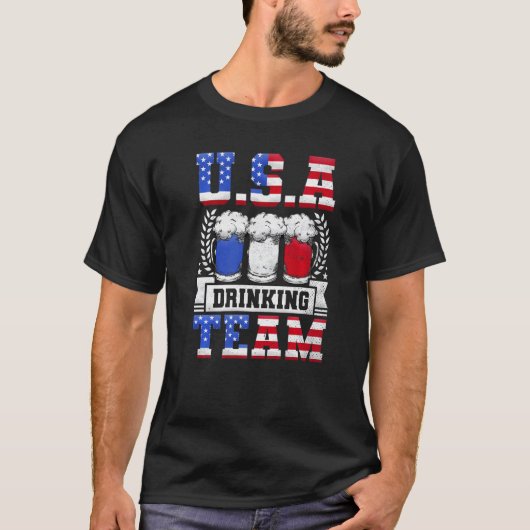 Tag des amerikanischen Getränketeams T-Shirt (Vorderseite)