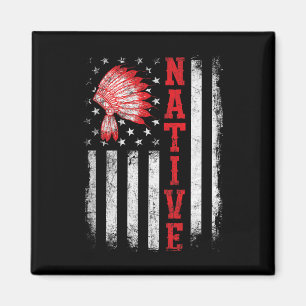 Tag des amerikanischen Ureinwohners USA-Flagge Che Magnet