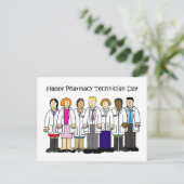 Tag des Apothekers - Oktober Postkarte (Stehend Vorderseite)