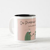 Tag des Apothekers Zweifarbige Tasse (Vorderseite Links)