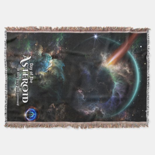 Tag des Asteroiden SciFi Fraktal Art Decke (Vorderseite)