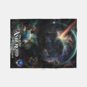 Tag des Asteroiden SciFi Fraktal Art Fleecedecke (Vorderseite (Horizontal))