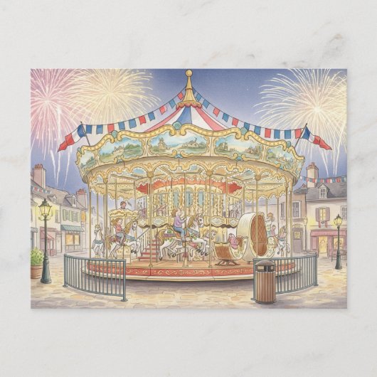 Tag des Bastille Postkarte (Vorderseite)