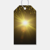 Tag des beleuchteten Reindeer-Geschenkes Geschenkanhänger (Rückseite)