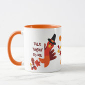 Tag des benutzerdefinierten Erntedanks Türkei Zita Tasse (Links)