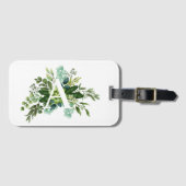 Tag des benutzerdefinierten Monogramms Gepäckanhänger (Vorderseite (Horizontal))