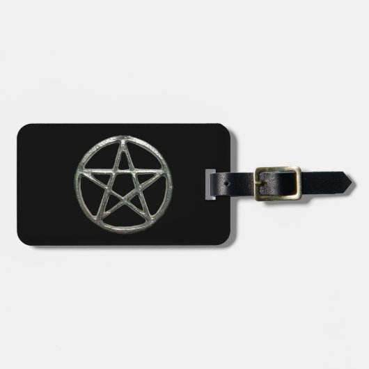 Tag des benutzerdefinierten Pentagramms Gepäckanhänger (Vorderseite horizontal)