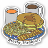 Tag des besseren Frühstück Aufkleber (Vorderseite)
