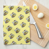 Tag des besseren Frühstück Geschirrtuch (Viertel Falte)