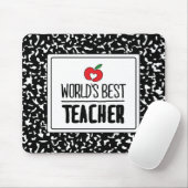Tag des besten Lehrers-Lehrers der Welt Mousepad (Mit Mouse)
