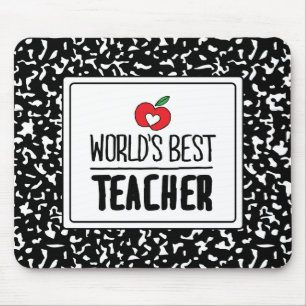 Tag des besten Lehrers-Lehrers der Welt Mousepad