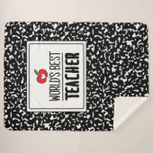 Tag des besten Lehrers-Lehrers der Welt Sherpadecke (Vorderseite (Horizontal))