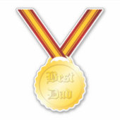 Tag des besten Vaters Aufkleber (Vorderseite)