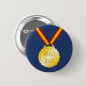 Tag des besten Vaters Button (Vorne & Hinten)