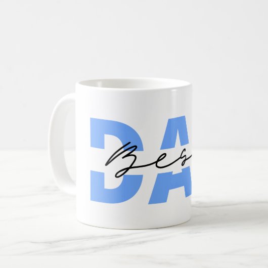 Tag des besten Vaters Kaffeetasse (Vorderseite Links)