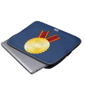 Tag des besten Vaters Laptopschutzhülle (Vorne Knopf)